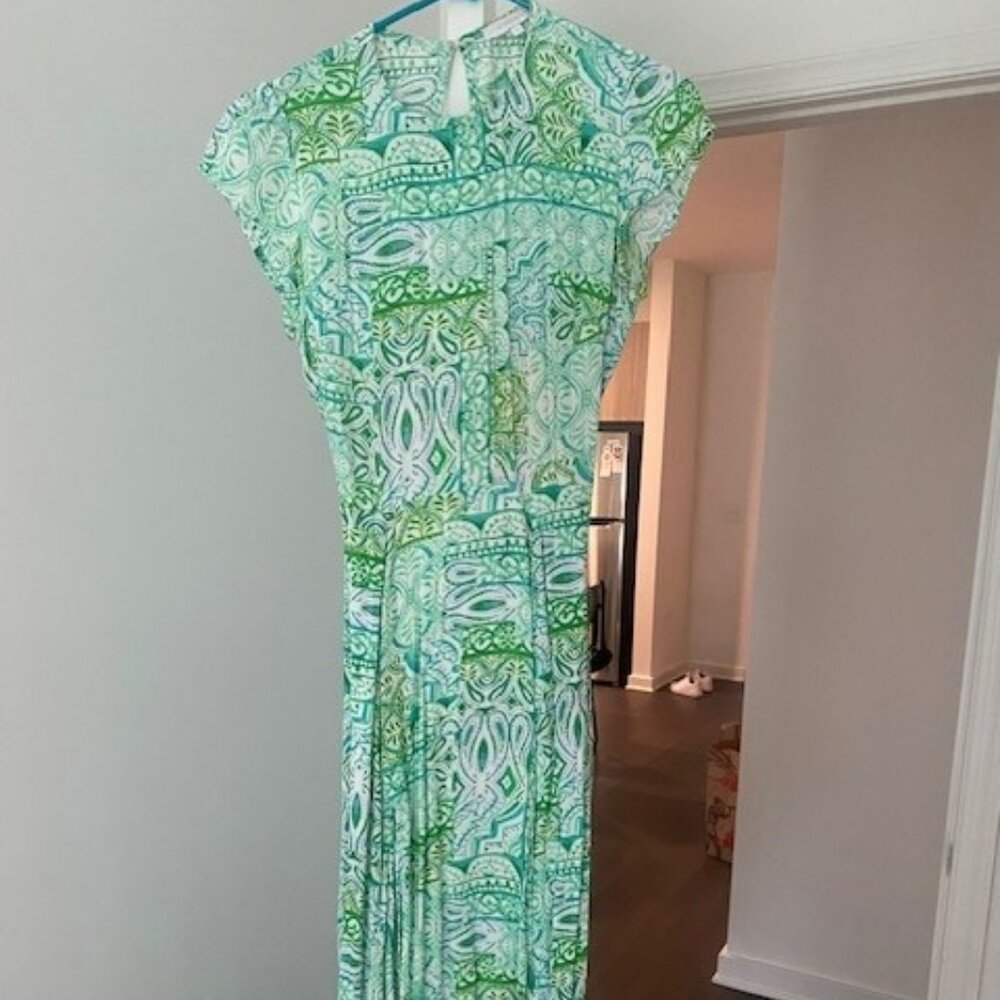 Olivaceous Open Back Maxi Dress